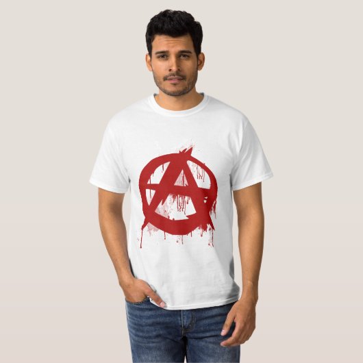 Anarchy Paint T-Shirt (Voorkant volledig)