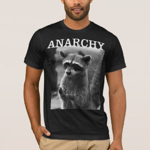 ANARCHY Raccoon Funny T-shirt