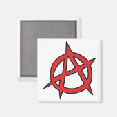 Anarchy Symbole Magneet (Voorkant / Achterkant)