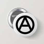 Anarchy-symbool Ronde Button 5,7 Cm (Voorkant /achterkant)