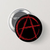 Anarchy-teken Ronde Button 5,7 Cm (Voorkant /achterkant)