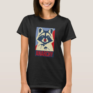 Anarchy Trash Panda Raccoon Animal Design T-shirt