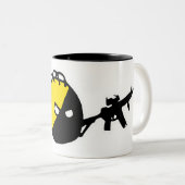 Anarchyball Anarchocapitalist Coffe Café Tasa Mok (Voorkant rechts)