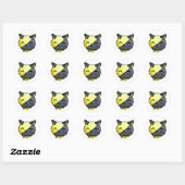 AnarKitty Chibi Anarchyball Chat Sticker - An Cap (Feuille)