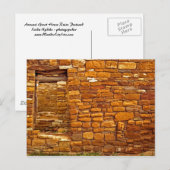 Anasazi Great House Ruins Briefkaart (Voorkant / Achterkant)