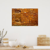 Anasazi Great House Ruins Poster (Keuken)