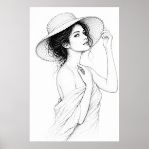 Anastasia Elegante Lijnen Poster