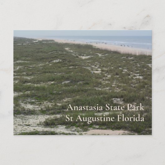 Anastasia State Park St Augustine FL Fotografisch Briefkaart (Voorkant)