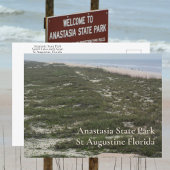 Anastasia State Park St Augustine FL Fotografisch Briefkaart