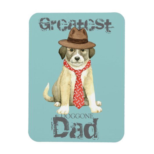 Anatolian Shepherd Dad Magnet Magneet (Verticaal)