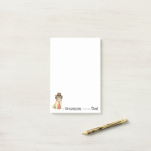 Anatolian Shepherd Dad Post-it Notes (Sur un bureau)