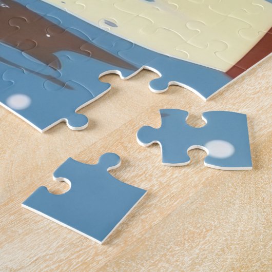 Anatolian Shepherd Dog Christmas Snow Holiday Legpuzzel (Zijkant)