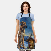 Anatolian Shepherd Dog Guarding Nativity Scene Schort (Gedragen)