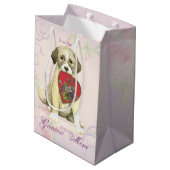Anatolian Shepherd Dog Heart Mama Medium Cadeauzakje (Achterkant Gekanteld)
