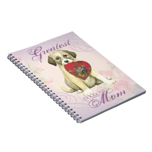 Anatolian Shepherd Dog Heart Mama Notitieboek (Rechterzijde)