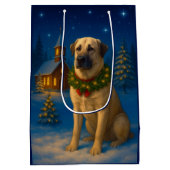Anatolian Shepherd Dog Holiday  Medium Cadeauzakje (Achterkant)