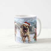 Anatolian Shepherd kerst Koffiemok (Voorkant rechts)