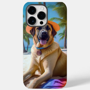 Anatolian Shepherd op Beach, hondenliefhebber zome Case-Mate iPhone 14 Pro Max Hoesje