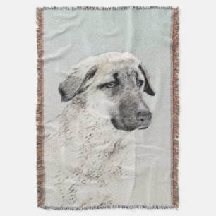Anatolian Shepherd Painting - Oorspronkelijke hond Deken