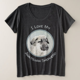 Anatolian Shepherd Painting - Oorspronkelijke hond Grote Maat T-shirt