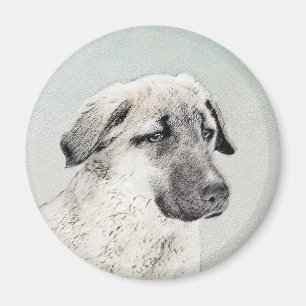 Anatolian Shepherd Painting - Oorspronkelijke hond Magneet