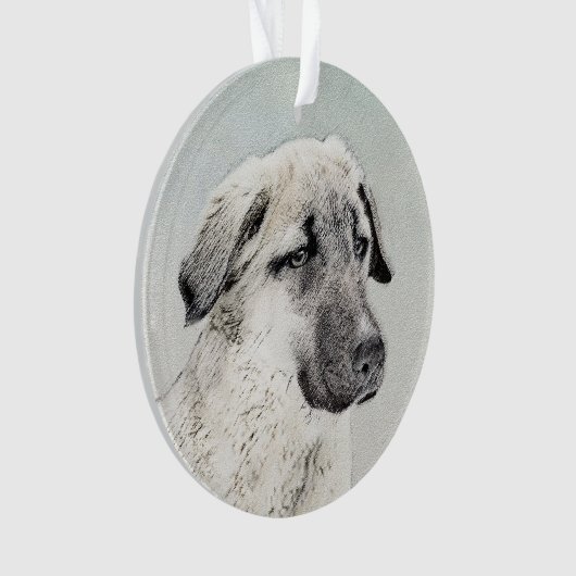 Anatolian Shepherd Painting - Oorspronkelijke hond Ornament (voorkant)