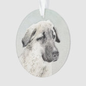Anatolian Shepherd Painting - Oorspronkelijke hond Ornament (voorkant)