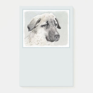 Anatolian Shepherd Painting - Oorspronkelijke hond Post-it® Notes