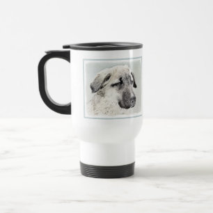 Anatolian Shepherd Painting - Oorspronkelijke hond Reisbeker