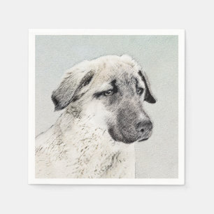 Anatolian Shepherd Painting - Oorspronkelijke hond Servet