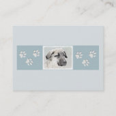 Anatolian Shepherd Painting - Oorspronkelijke hond Visitekaartje (Achterkant)