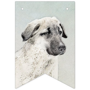 Anatolian Shepherd Painting - Oorspronkelijke hond Vlaggetjes