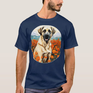 Anatolische herder bergbloem Schattige Kangal Col T-shirt