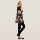 Anatolische herder bij de open haard Kerstmis Draagtas (Op model)