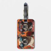 Anatolische Herder Hart Rozen Valentijnsdag Bagagelabel (Achterkant verticaal)