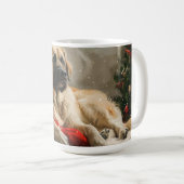 Anatolische Herder Hond Kerstfeest Koffiemok (Voorkant rechts)