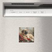 Anatolische Herder Hond Kerstfeest Magneet (Insitu (Vaatwasser))