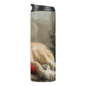 Anatolische Herder Hond Kerstfeest Thermosbeker (Geroteerd rechts)