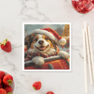 Anatolische Herder Hond Roller Onderzetter Kerst Servet