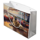 Anatolische Herder Kerstmis Cruise: Pawsome Groot Cadeauzakje (Achterkant Gekanteld)