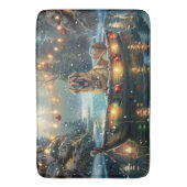 Anatolische herder kerstvakantie badmat (Voorkant Verticaal)