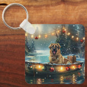 Anatolische herder kerstvakantie sleutelhanger (Voorkant)