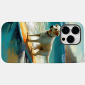 Anatolische herder strand surfen schilderij Case-Mate iPhone case (Achterkant (horizontaal))