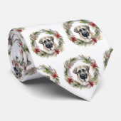 Anatolische Herdershond Kerstkrans Festieve Pup Stropdas (Opgerold)