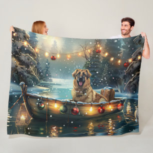 Anatolische Herdershond Kerstmis Festivale Reis Fleece Deken