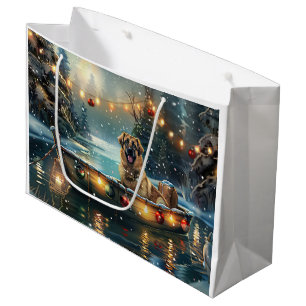 Anatolische Herdershond Kerstmis Festivale Reis Groot Cadeauzakje