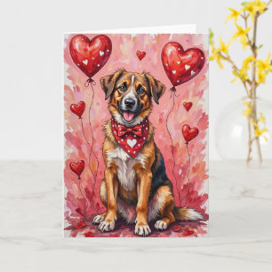 Anatolische Herdershond Valentijnsdag Hond met Har Kaart