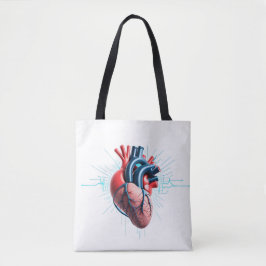 Anatomical Heart - Artistic Medical Illustration Draagtas