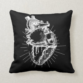 Anatomical Heart Illustration Sierkussen