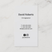  anatomie-backchiropractor visitekaartje (Achterkant)